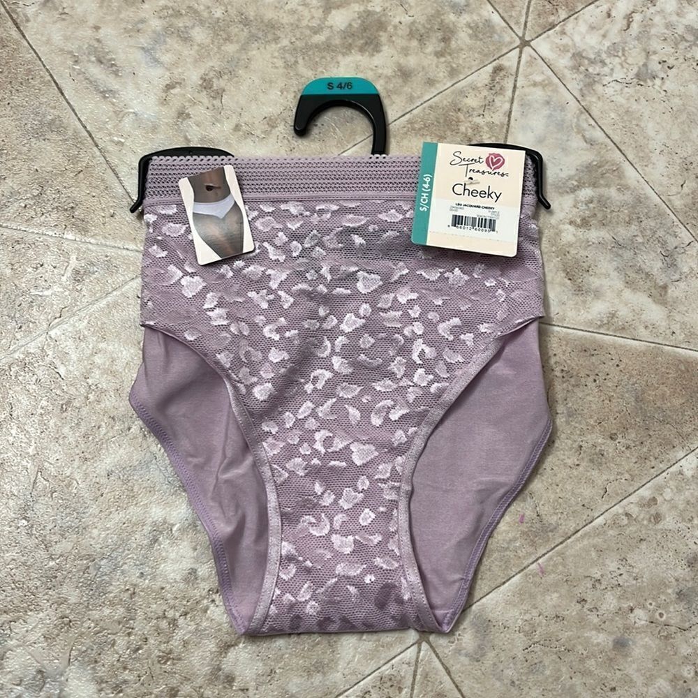 Womens Small Purple Cheeky Underwear